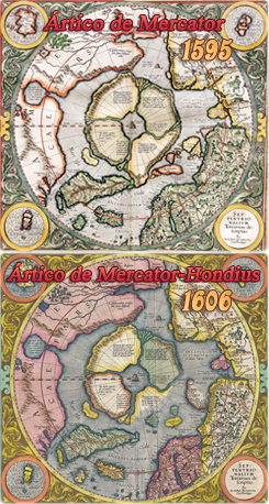 Mapa antigo Artico